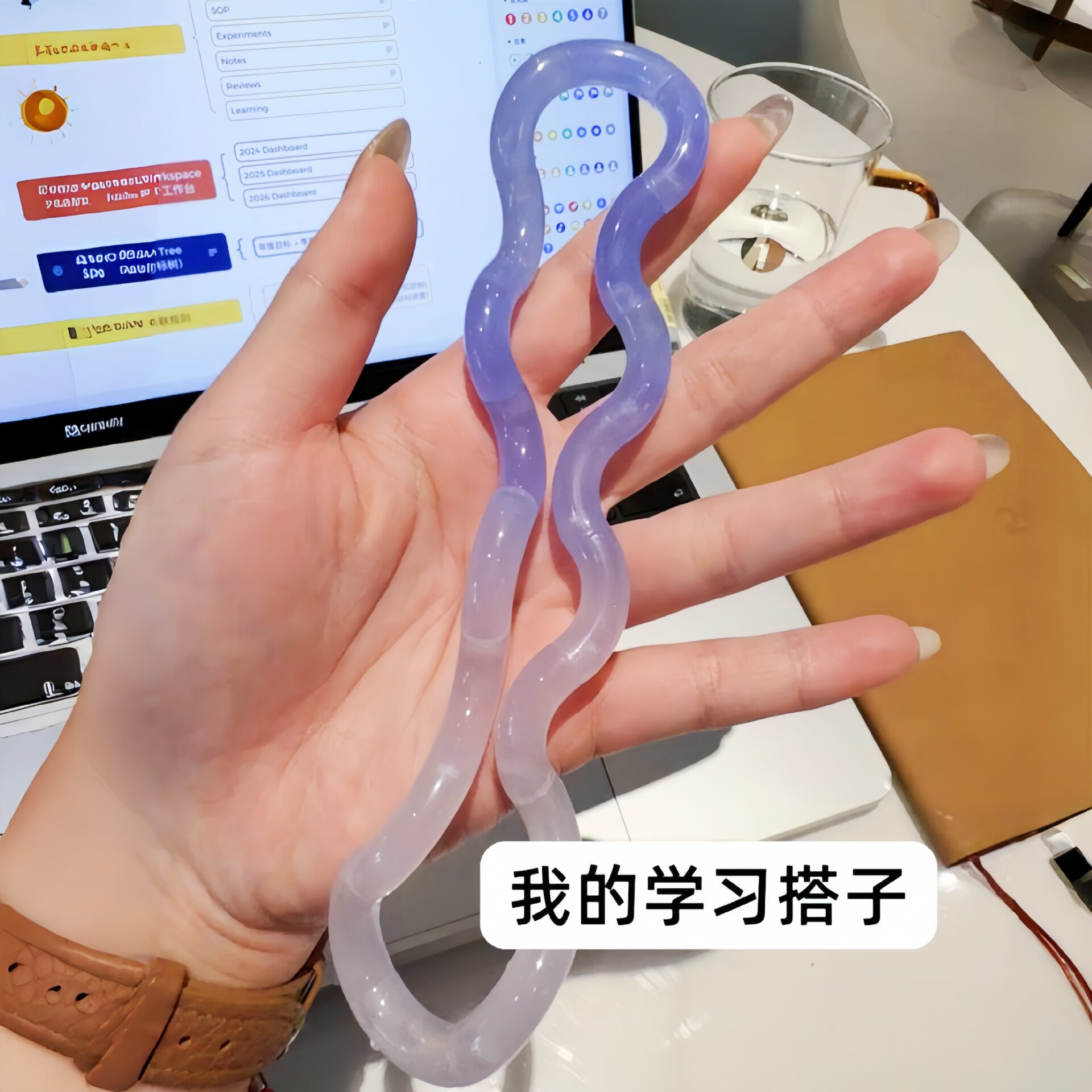 跨境温变扭扭乐儿童专注力训练神器缠绕减变发泄减压玩具厂家直销