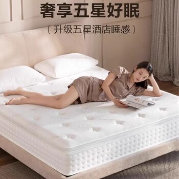 Latex Mattress Hotel Memory Foam Mattress Thickened 30cm Thick Home Bedroom Double Soft and Hard Dual-Use Mattress