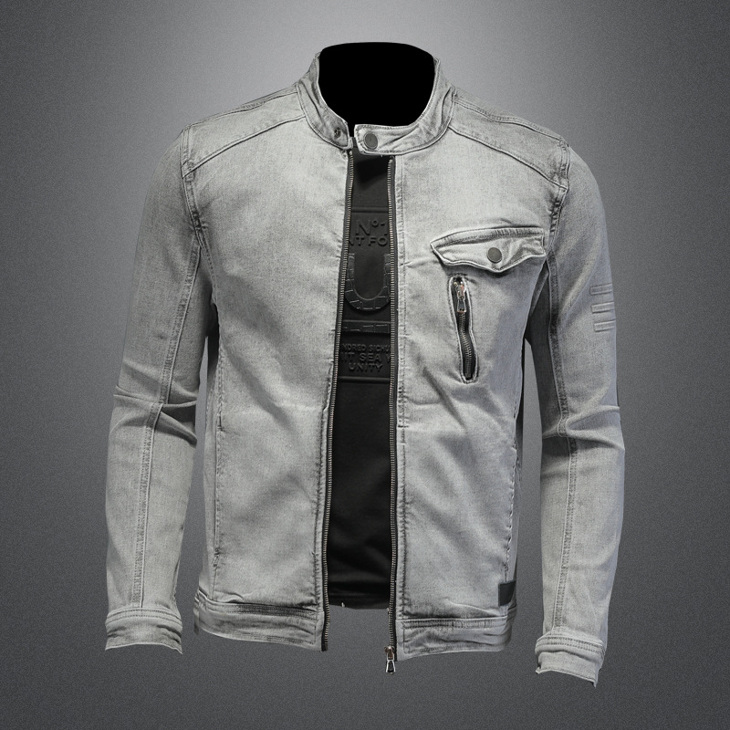 (Mới) Mã B7410 Giá 1880K: Áo Khoác Nam Qitygf Dáng Ôm Body Gợi Cảm Sexy Thời Trang Nam Chất Liệu Jean Bò G05 Sản Phẩm Mới, (Miễn Phí Vận Chuyển Toàn Quốc).