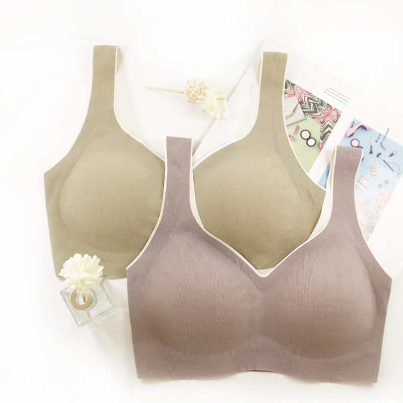 New PREMIER No Mark 2168Whorl Bars Motion Underwear No Rims Cozy Breathable Simple Underwear Female  新款尚品无痕2168螺纹竖条运动内衣无钢圈舒适透气简约内衣女 New PREMIER No Mark 2168Whorl Bars Motion Underwear No Rims Cozy Breathable Simple Underwear Female 