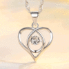 For your heart necklace Korean fashion accessories main stone can shake beating heart pendant