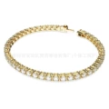 Buckle full of diamonds gold and white diamond bracelet
