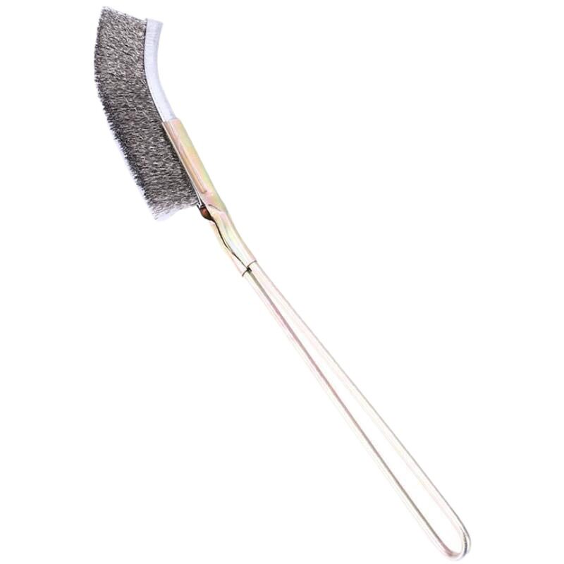 Wire Brush Metal Rust Removal Oil Stain Barbecue Cleaning Brush Knife Type Wire Stainless Steel Copper Wire Nylon Brush Hot Sale