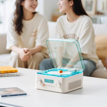 Kw700 Water Ripple Cd Player Record Player Music Album Disc Player Bluetooth Audio Sleep Music One