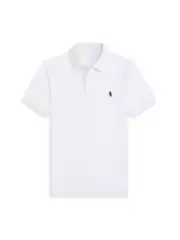 Foreign Trade Polo Summer Classic American Style Polo Shirt with Embroidered Pony Logo, Casual Short-Sleeve, Pure Cotton, Turn-Down Collar, Loose Fit, Plus Size