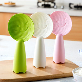 Kitchen Creative Smiling Face Rice Spoon Rice Shovel Rice Spoon Household Non-Stick Rice Spoon Rice Cooker Spoon Rice Spoon