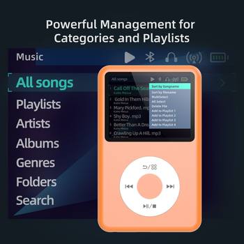 Private Model Y1 Classic Touch Button Bluetooth Android System Mp3 Music Player Bluetooth Version