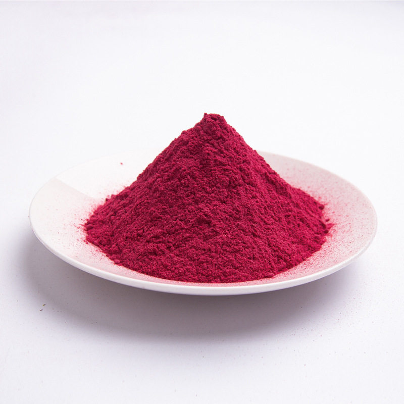 Factory wholesale freeze-dried raspberry powder baking dessert color mixing powder milk tea ice cream adding raw materials freeze-dried fruit powder