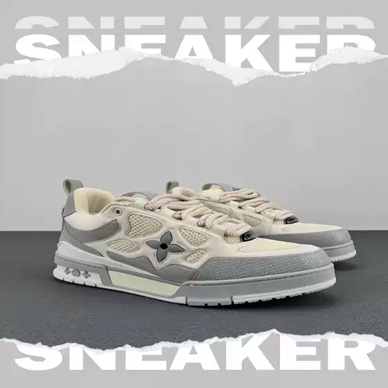 Cross-Border European and American High-Quality Lv Couple's Chunky Sneakers, Thick-Soled Casual Fashion Trendy Sports Dad Shoes