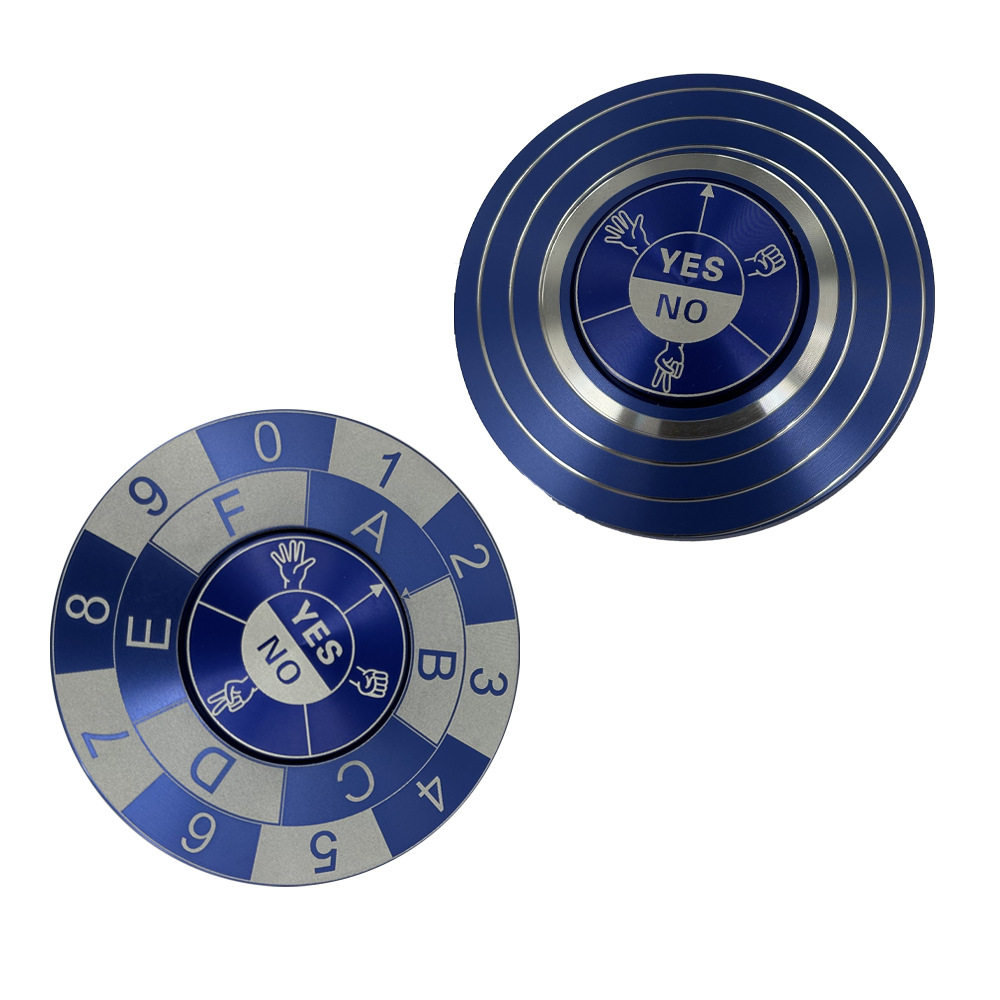 Cool Second Generation Rock-Paper-Scissors Alloy Fingertip Spinner Game Entertainment Family Interactive Guessing Educational Toy