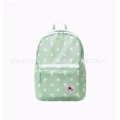 Classic round logo green star