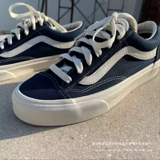 Putian Vance Canvas Shoes style36 Xizang Blue Autumn Men's Shoes Non-slip Casual Sneakers Women's Shoes Low-top Canvas Shoes