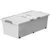 Bed Storage Box with Wheels Drawer Type Flat Clothes Quilt Storage Artifact Household Finishing Box Bed Storage Box