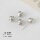 [Серебряная серия ccb] Универсальные доступные базовые бусины, цветы, любовь, рассыпные бусины, материалы для вышивания бисером ручной работы своими руками mini 20