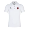 Ac milan chest patch + champions league - white