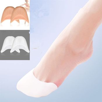 Toe Shoe Cover Silicone Forefoot Pad Toe Protective Cover Half Code Pad Women's Thickened Half Pad Anti-Pain Anti-Wear Insole