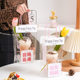 Ins Internet Celebrity Milk Tea Coffee Bag Transparent Take-out Packaging Bag Mother's Day Gift Bag One Cup Bag Two Cup Bag