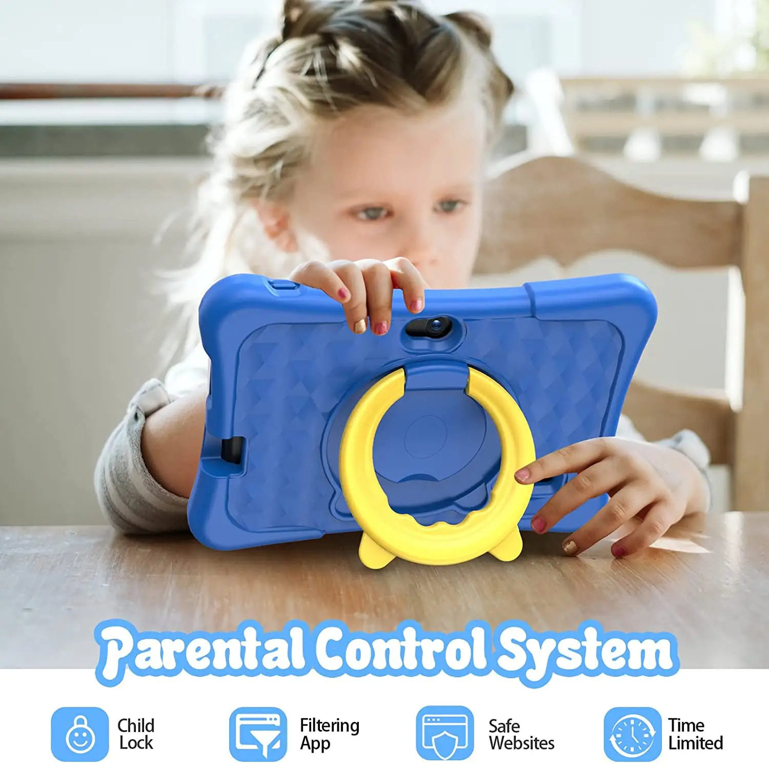 跨境A133四核7寸儿童平板电脑学生教育批发软件学习机智能学习