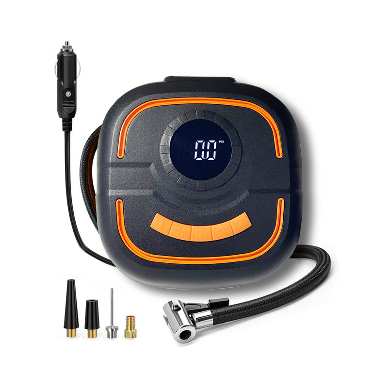 Car-Mounted Intelligent Preset Digital Display Air Pump 12V Dc Cigarette Lighter Powered Car Air Pump Electric Car Air Pump