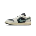 AJ1 Low - Black Green