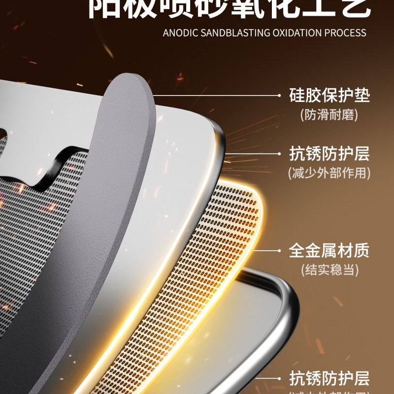 All-Metal Reading Bookshelf Reading Book Holder Book Clip Desktop Music Stand Flip Book Fixed Book Adult Multi-Function