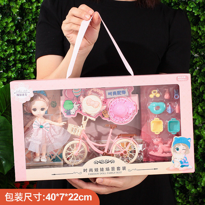 教培机构礼物盒装洋娃娃玩具女孩儿童玩具礼盒套装换装公主娃娃