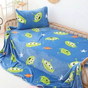 Japanese Cute Three-eyed Blanket Quilt Office Nap Air Conditioning Blanket Sofa Cover Blanket Bed Sheet Pillowcase