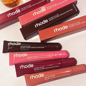 American Rhode Hailey Mobile Phone Case Tinted Lip Gloss Lip Gloss Lipstick Hailey Moisturizing Lip Balm Ribbon