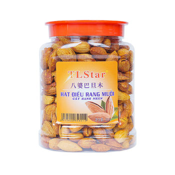 Almond wholesale NP large particles no empty shell thin leather almond canned 500g