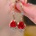 Серебряная игла S925, ароматный жемчуг, асимметричная мода, серьги в естественном стиле, женская индивидуальность, темперамент, дикие простые серьги для любви mini 94