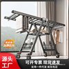 Freestanding Clothes Drying Rack with Wheels, Widened for Home Use, Suitable for Drying Clothes and Hats, with Thickened and Movable Clothes Rod
