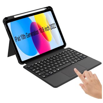Cross-Border Compatible iPad 11A16/Ipad 10Th Generation 10.9 Keyboard Protective Case iPad Magic Keyboard Feel 2025