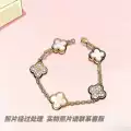 [with diamonds 3+2] rose gold white mother-of-pearl