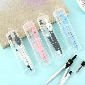 Compass Set Student Exam Metal Drawing Compass Painting Mathematics Tool Portable Multi-Functional Drawing Tool