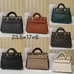 Foreign Trade New European and American Tote Shoulder Shopping Portable Printed Belt Decoration Large Capacity Women's Bag