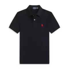 Foreign Trade Trendy Brand Ralph Lauren Classic Embroidered Polo Shirt for Men, Summer Turn-Down Collar Business Short-Sleeve, Qr Code Available