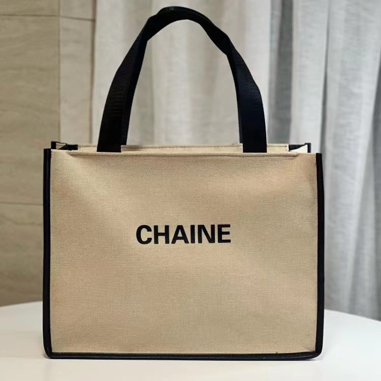 リボンショルダーバッグベージュ