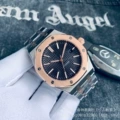 Rose gold & black dial