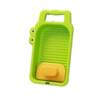 Scrubbing Board Household Cartoon Crocodile Roller Dormitory Hand-Washing Underwear Multi-Functional Anti-Slip small size Washing Board