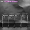 Suitable for Apple 17Pro Lens Film Phone Case, Fully Transparent Pc Dust-Proof Hole Protective Cover, Simple Phone Case Wholesale