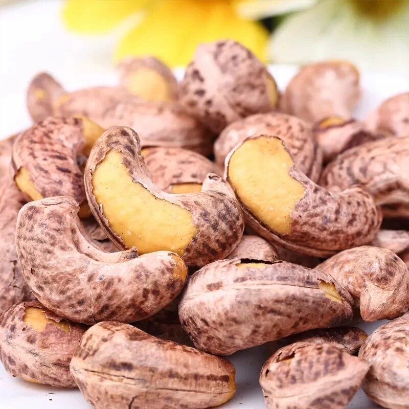 Purple-Skinned Cashew Nuts, Original Flavor, Whole Cashew Kernels, New Large-Sized Daily Nuts, Dried Fruits, Snacks for Delivery