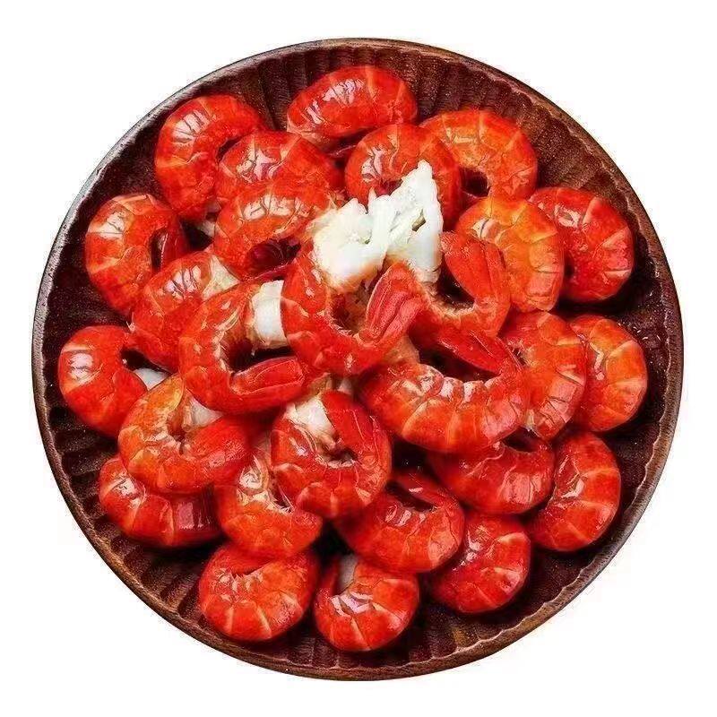 Net Weight Without Ice 5kg Large Lobster Tails Frozen Fresh Crayfish Tails Whole Box Raw Shrimp Balls Commercial Wholesale
