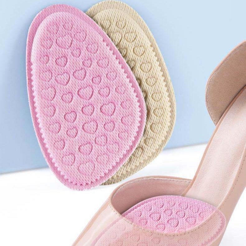 Manufacturer's Shoe Material Sponge Forefoot Pad High Heels Not Tired, Anti-Foot Pain, Anti-Slip, Thickened, Super Soft Half-Size Pad to Increase Height