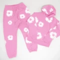 Rose red suit (white garland)