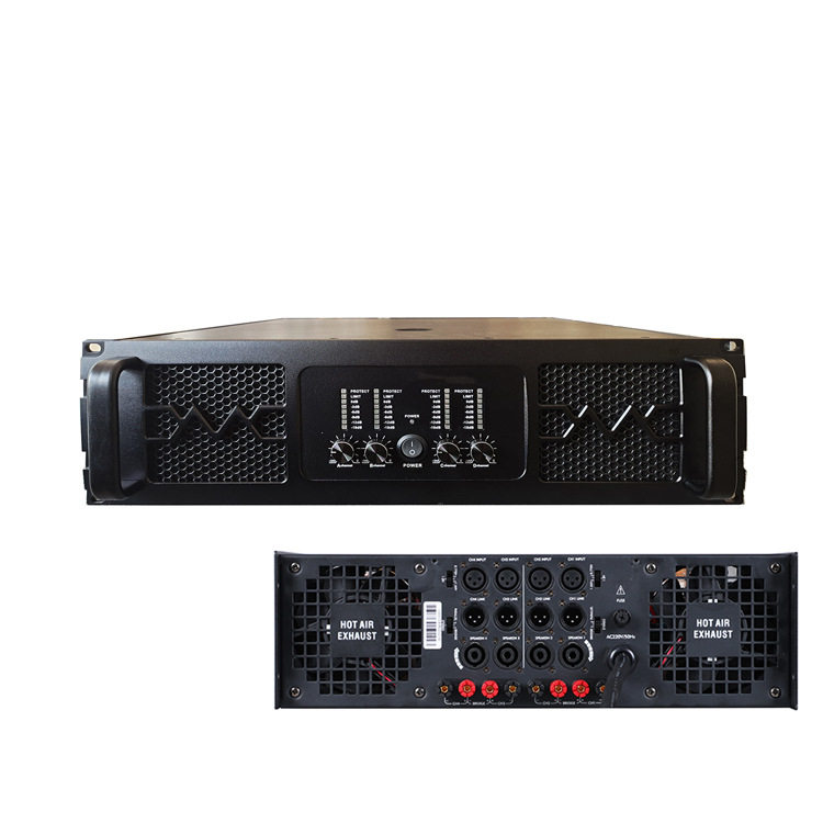 MT-8000A professional power stage four-channel power amplifier 1500W stage performance power amplifier