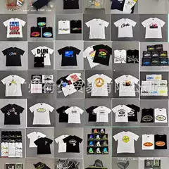 Wholesale 2024 New Heavyweight Alcatraz Series T-Shirt Short-Sleeve Letter Logo Print Round Neck Short-Sleeve T-Shirt