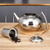 Stainless steel teapot with filter teapot filter flower teapot restaurant hotel kettle hotel induction cooker