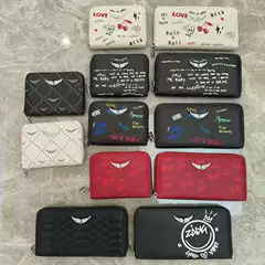 Cross-Border Zv Hot Diamond Women's Bag Metal Chain Bag Wallet Card Holder Long Clutch Bag Coin Purse All-In-One Small Wallet