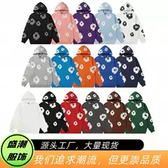 New cross-border American-style kapok (full series) foam-printed couple's clothing, same style for men and women, in stock