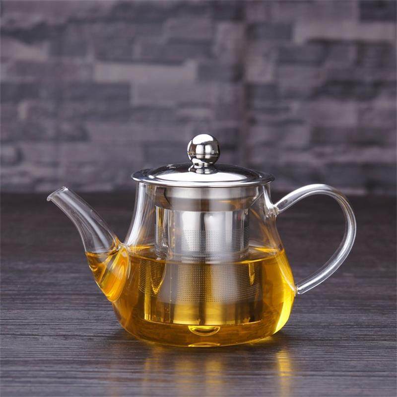Factory wholesale glass teapot stainless steel filter liner scented tea teapot electric ceramic stove heating teapot